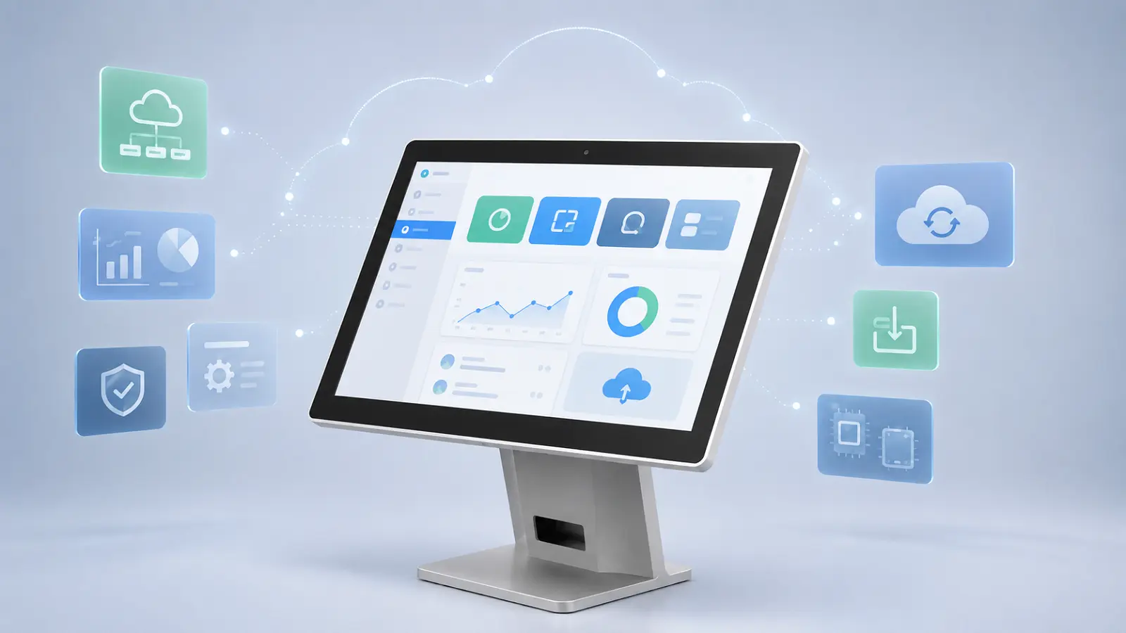 Ships with Android 14 and 
planned GMS certification for 
app compatibility.