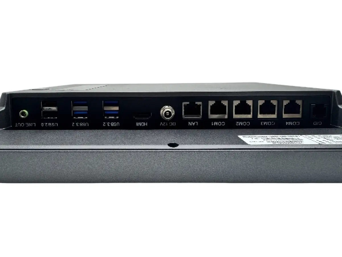 OA3215 restaurant POS connected to commercial peripherals through its rich I/O interfaces